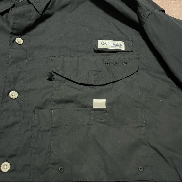 University Georgia Bulldogs Columbia PFG Black Button Down Size XL Football UGA - Picture 4 of 8